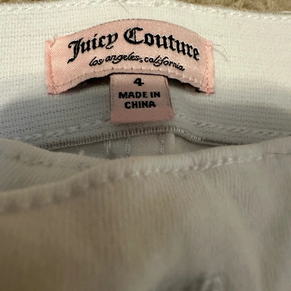 Juicy Couture White Denim Jeans Pants‎ Casual Everyday
